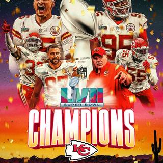Kansas City Chiefs Super Bowl LVIII Champions wallpaper