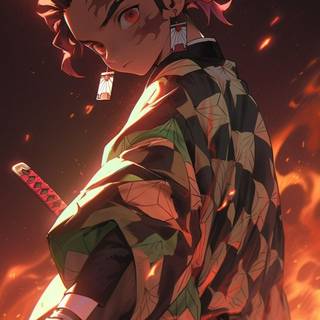 Demon Slayer oled wallpaper