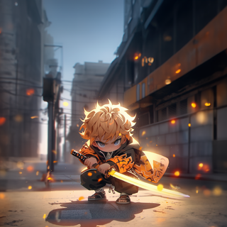 Zenitsu laptop 4k wallpaper