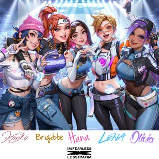 Le Sserafim 2024 wallpaper