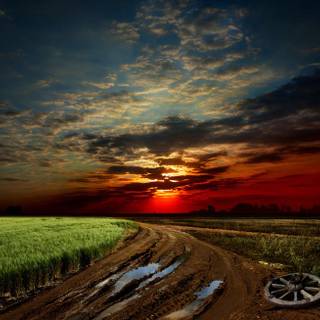 Dirt roads wallpaper