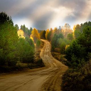 Dirt roads wallpaper