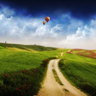 Dirt roads wallpaper