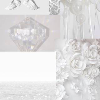 Warm white wallpaper