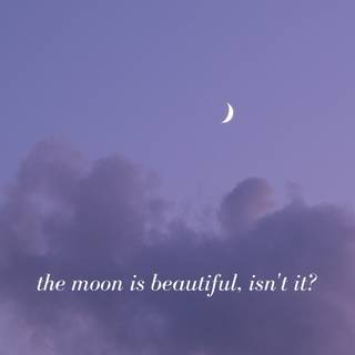 Simple moon wallpaper