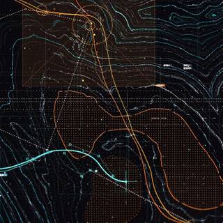 Topo black wallpaper