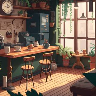 Cozy drawing wallpaper