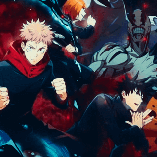 Jujutsu Kaisen banner wallpaper