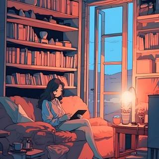 Cozy drawing wallpaper