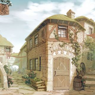 Cozy drawing wallpaper