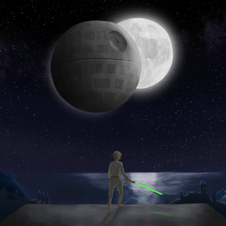 Star Wars Death Star desktop wallpaper