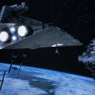 Star Wars Death Star desktop wallpaper