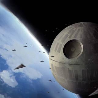 Star Wars Death Star desktop wallpaper
