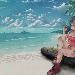Bulma computer wallpaper