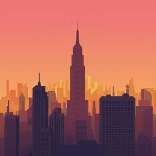 Minimal city wallpaper