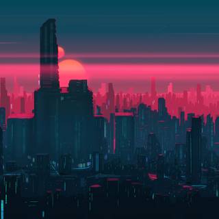 Minimal city wallpaper