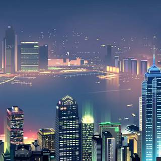 Minimal city wallpaper