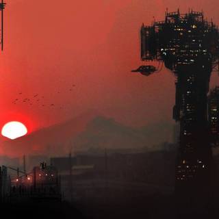 Minimal city wallpaper