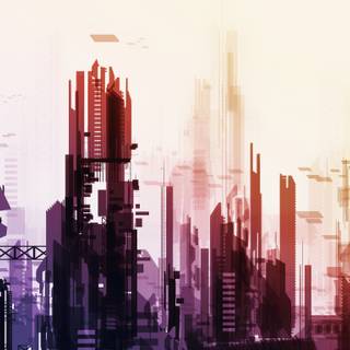 Minimal city wallpaper