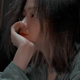 Sad Korean girl aesthetic wallpaper