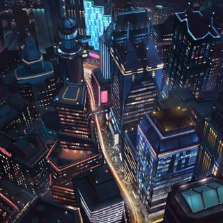 Minimal city wallpaper