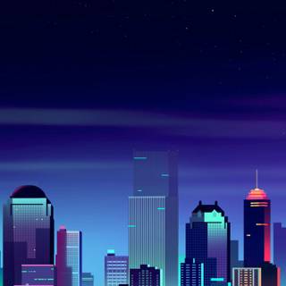 Minimal city wallpaper