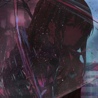 Sad Korean girl aesthetic wallpaper