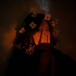 Sad Korean girl aesthetic wallpaper