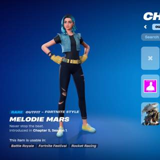 Melodie Mars Fortnite wallpaper