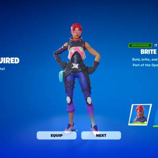 Brite Agent Fortnite wallpaper