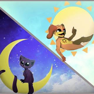 CatNap x DogDay wallpaper