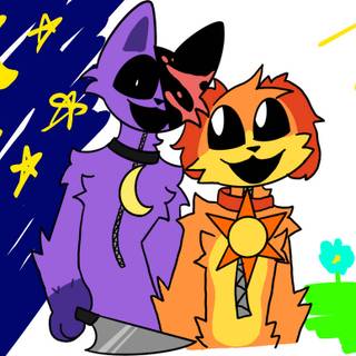 CatNap x DogDay wallpaper