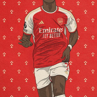 Saka phone wallpaper