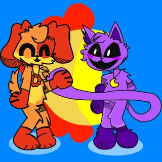 CatNap x DogDay wallpaper