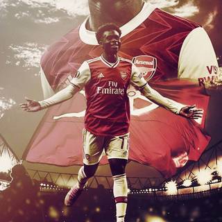 Saka phone wallpaper