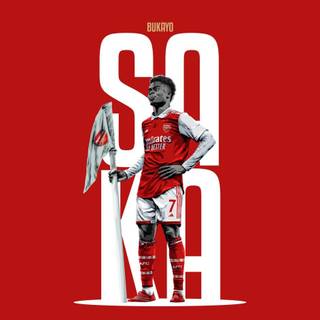 Saka phone wallpaper