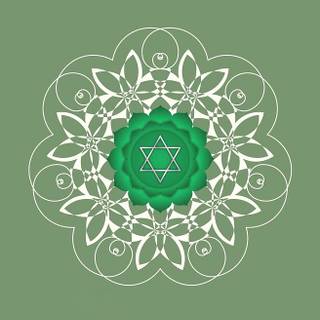Heart chakra wallpaper