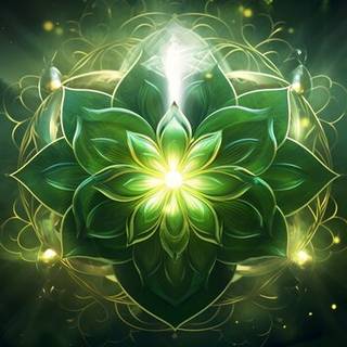 Heart chakra wallpaper