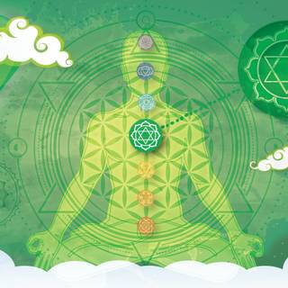 Heart chakra wallpaper