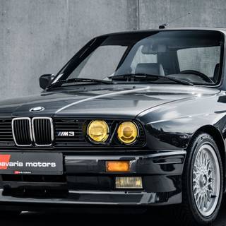 BMW E30 motor phone wallpaper