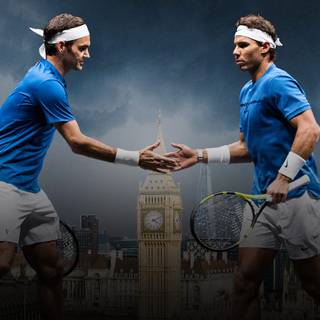 Federer Nadal wallpaper