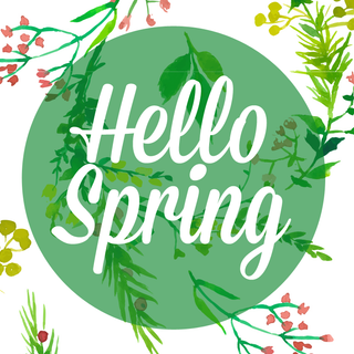 Hello spring laptop wallpaper