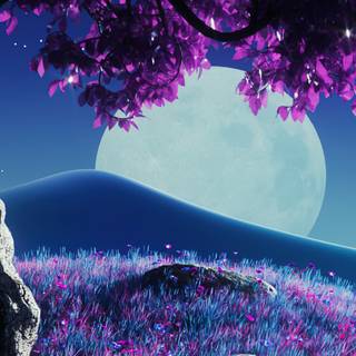 Spring simple vertical wallpaper