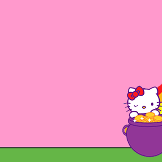 Hello Kitty Saint Patricks Day wallpaper