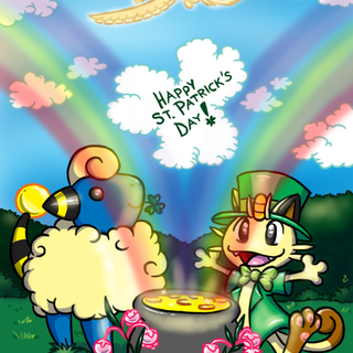 St Patricks Day Pokémon wallpaper
