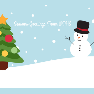 Cartoon winter PC wallpaper