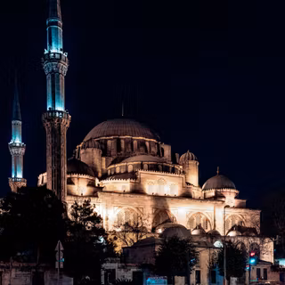 Mosque night wallpaper