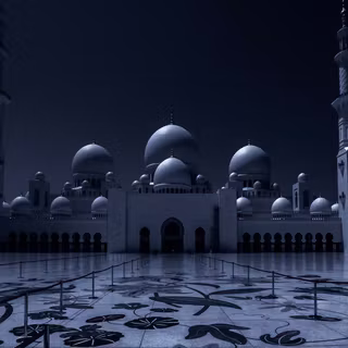 Mosque night wallpaper
