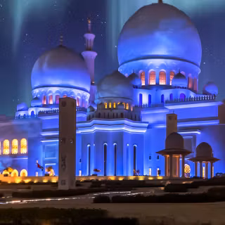 Mosque night wallpaper