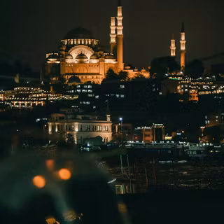 Mosque night wallpaper